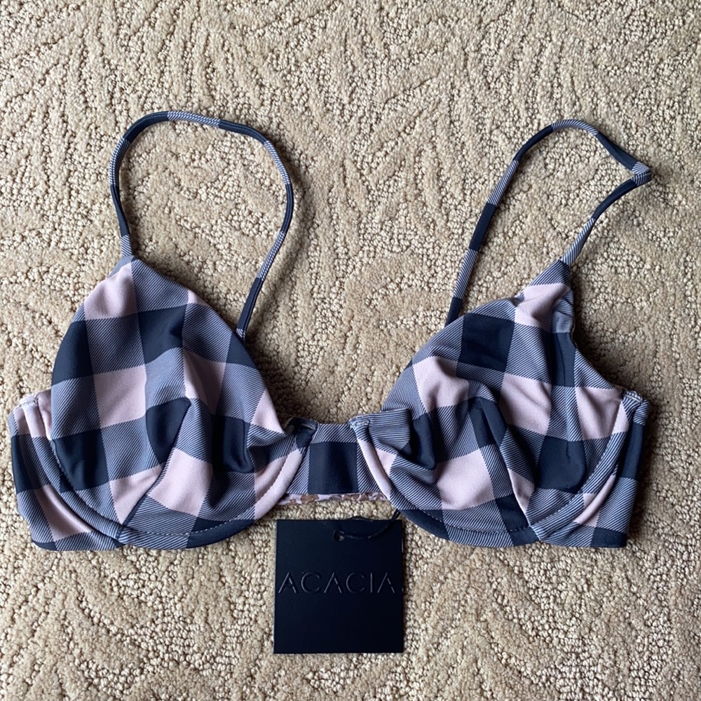 Acacia Swim manhattan top check